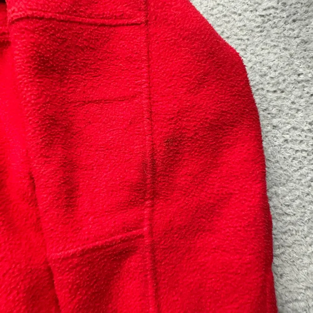 Vintage 90s The North Face Denali Fleece Red Jacket Mens Large Black Full Zip